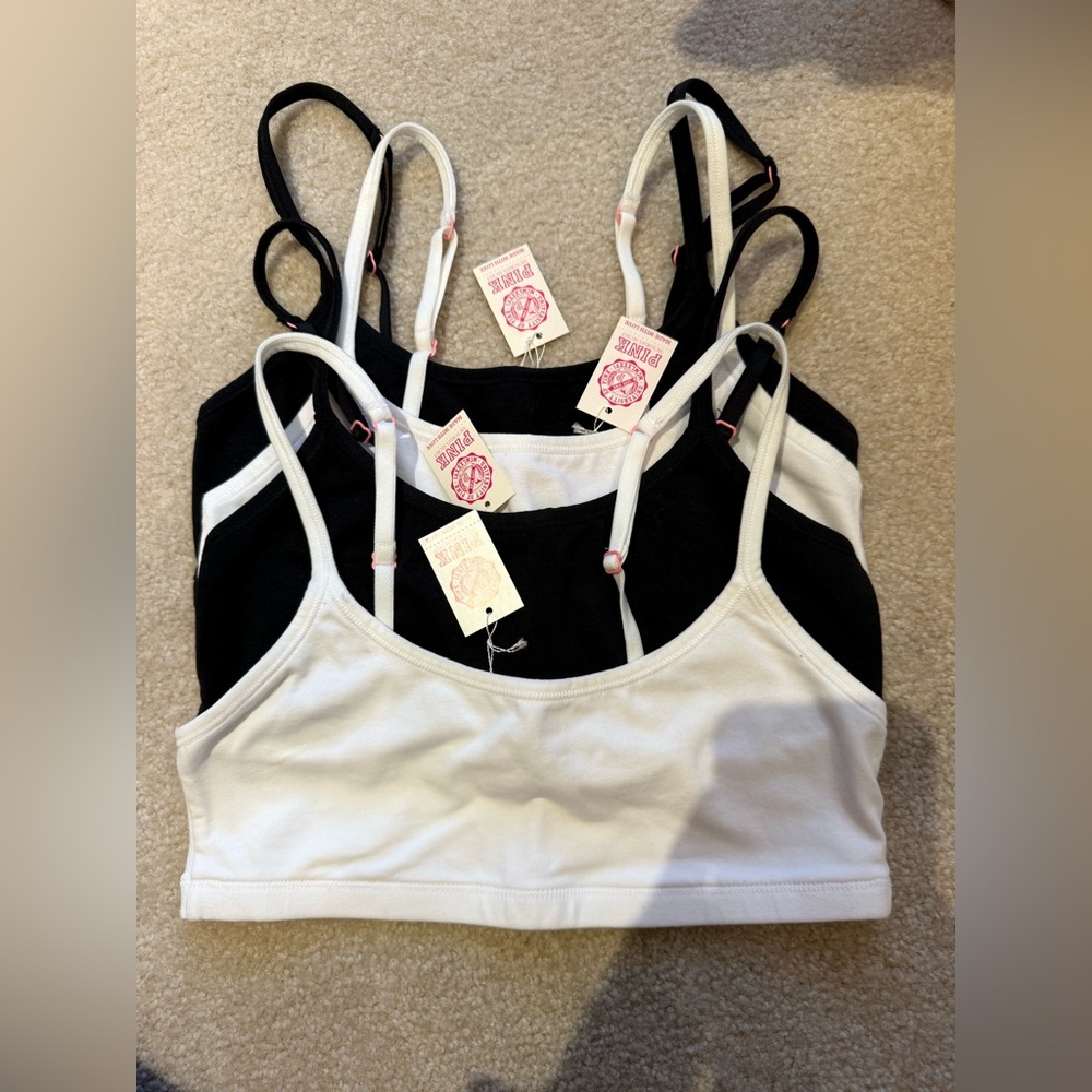 Victoria’s Secret Pink Sports Bras (Set of 4- Size Small) New with tags